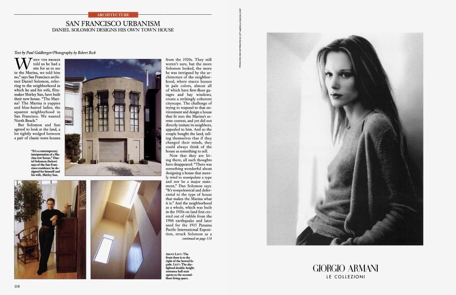 GIORGIO ARMANI LE COLLEZIONI | Architectural Digest | OCTOBER 1999