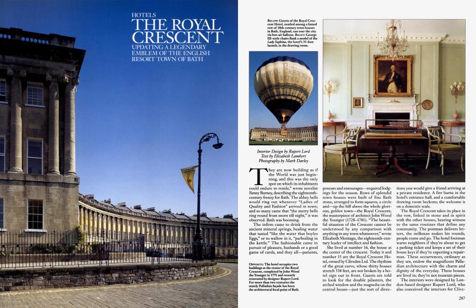 HOTELS: THE ROYAL CRESCENT