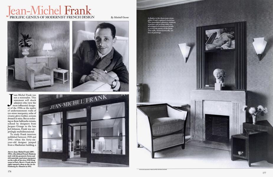 Jean-Michel Frank | Architectural Digest | JANUARY 2000