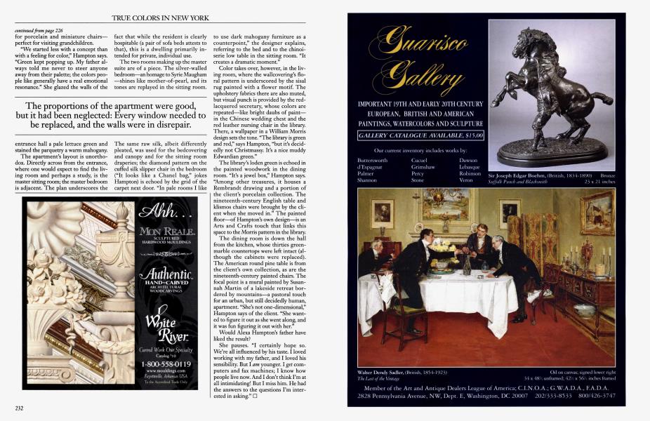 Guarisco Gallery Architectural Digest FEBRUARY 2000