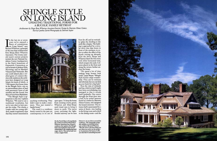 SHINGLE STYLE ON LONG ISLAND