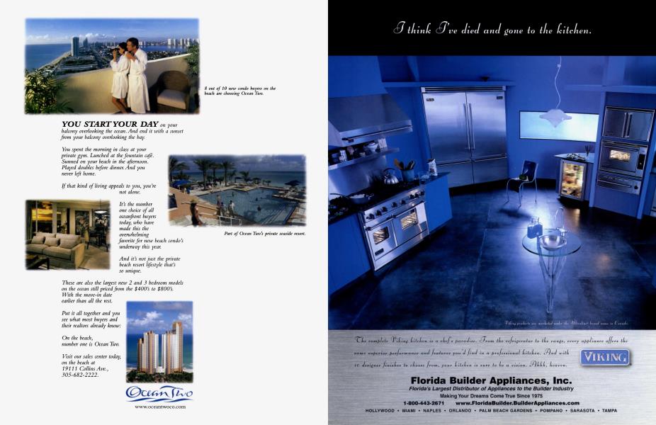 Ocean Two | Architectural Digest | AUGUST 2000