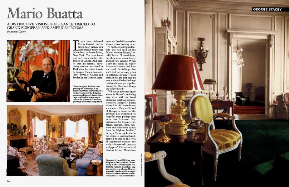 Mario Buatta | Architectural Digest | JANUARY 2001