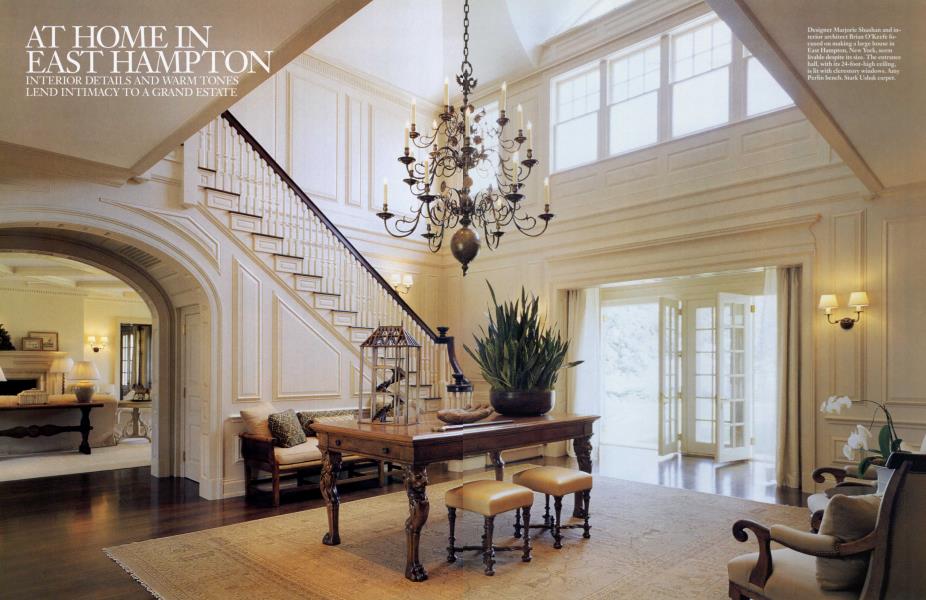 AT HOME IN EAST HAMPTON