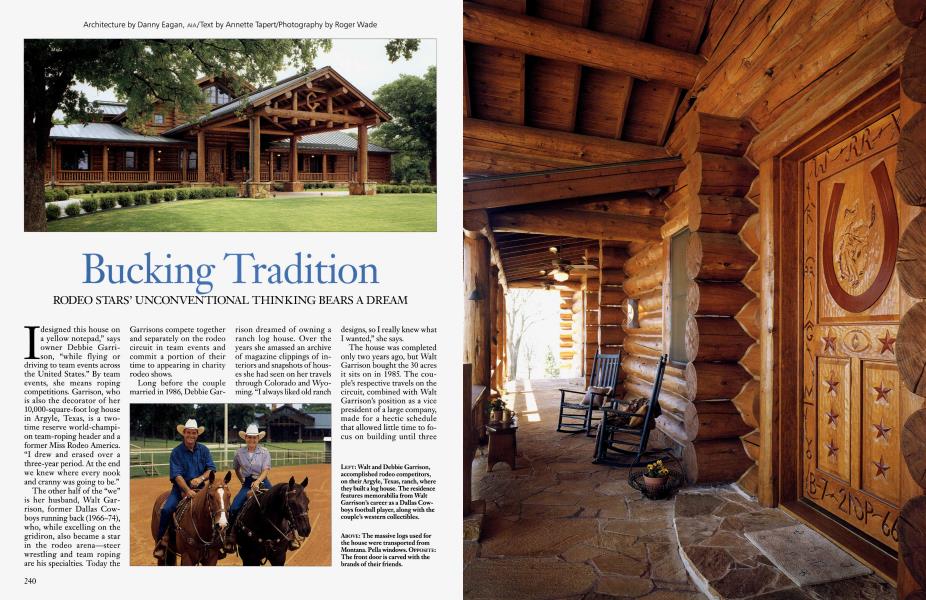 Bucking Tradition