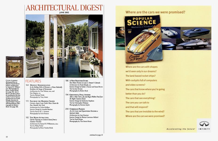 ARCHITECTURAL DIGEST JUNE 2002 Architectural Digest JUNE 2002