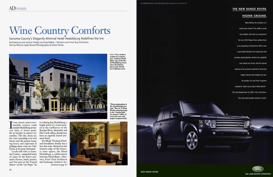 Wine Country Comforts