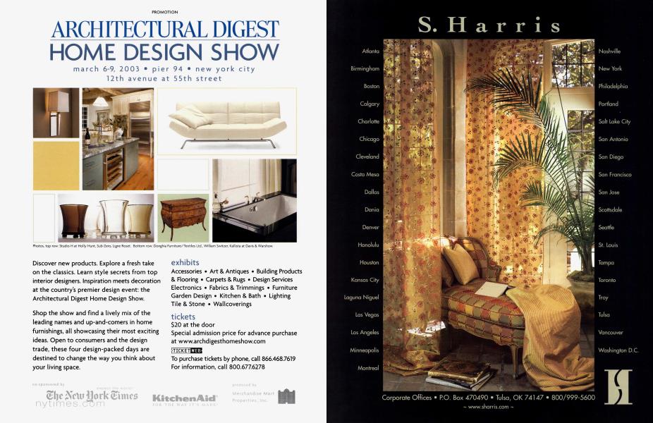 ARCHITECTURAL DIGEST HOME DESIGN SHOW