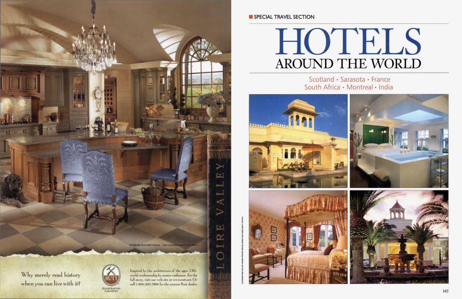 HOTELS AROUND THE WORLD | Architectural Digest | APRIL 2003