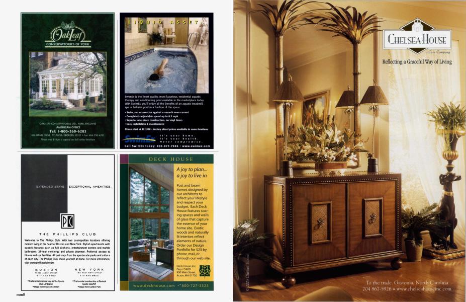 CHELSEA HOUSE | Architectural Digest | APRIL 2003