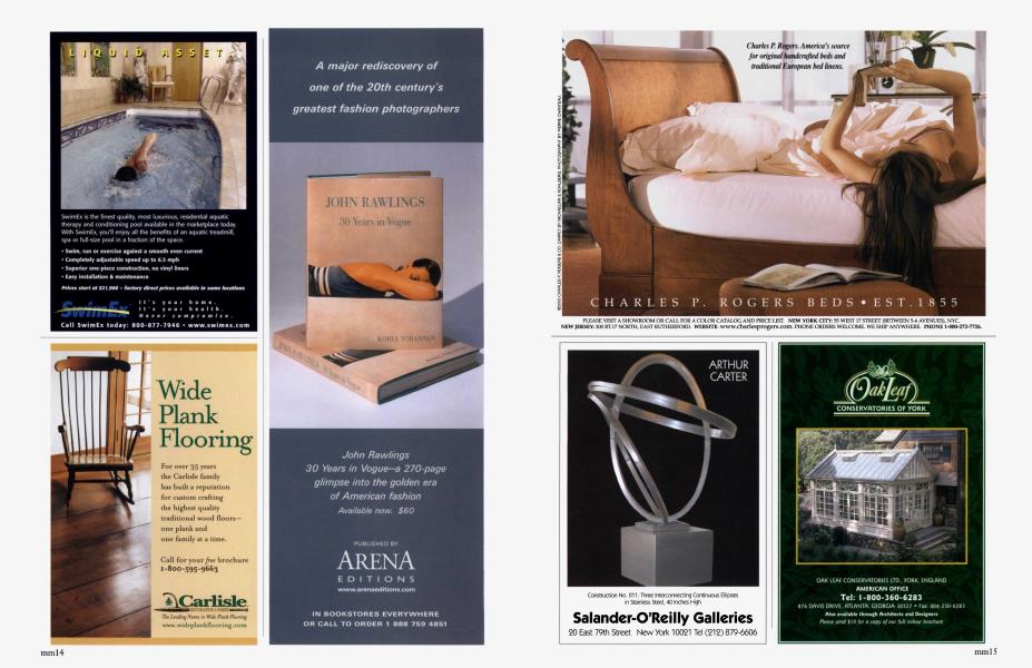 Carlisle Wide Plank Flooring | Architectural Digest | MAY 2003