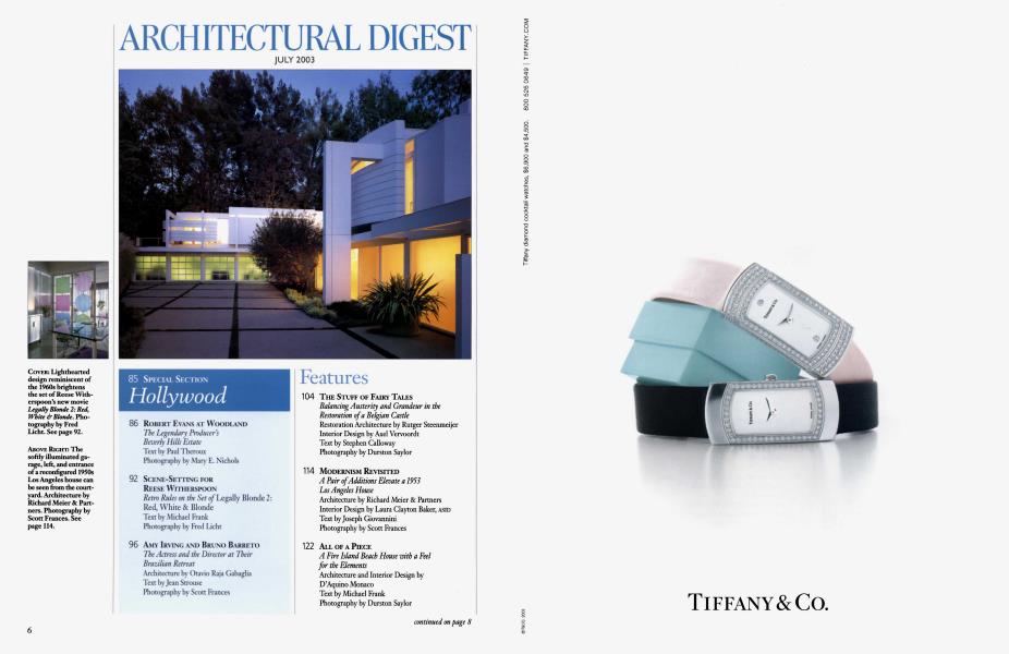 ARCHITECTURAL DIGEST JULY 2003
