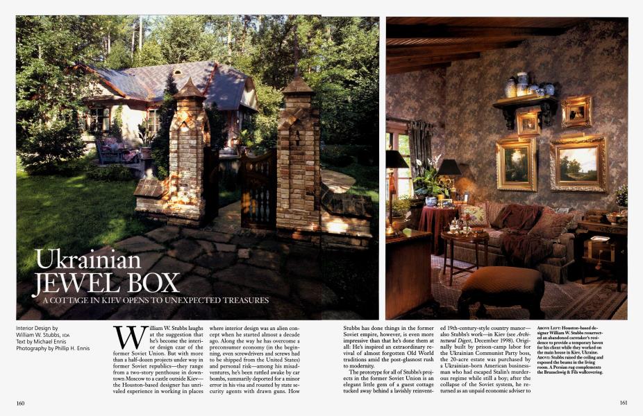 Ukrainian JEWEL BOX | Architectural Digest | AUGUST 2003