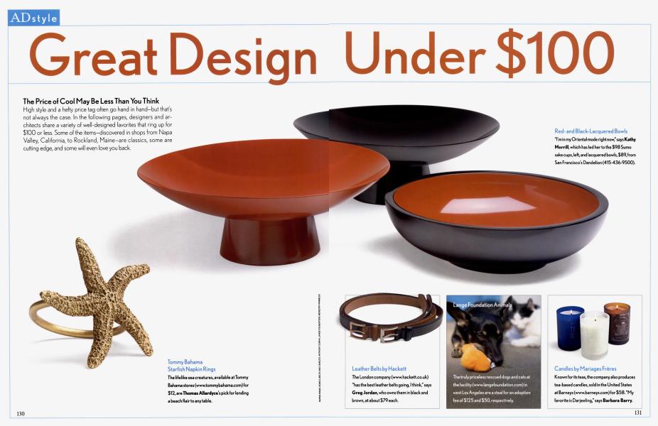 Great Design Under $100