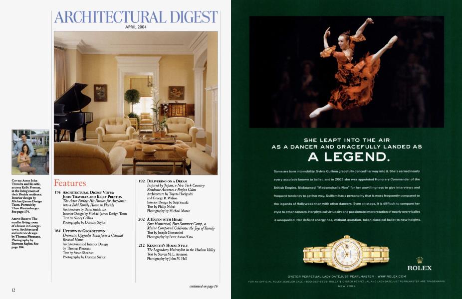 ARCHITECTURAL DIGEST APRIL 2004