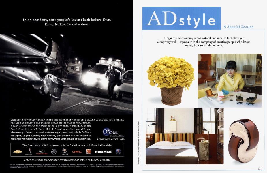 AD style | Architectural Digest | MAY 2004