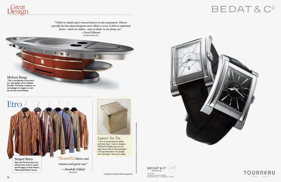 BEDAT & Co Architectural Digest MAY 2004