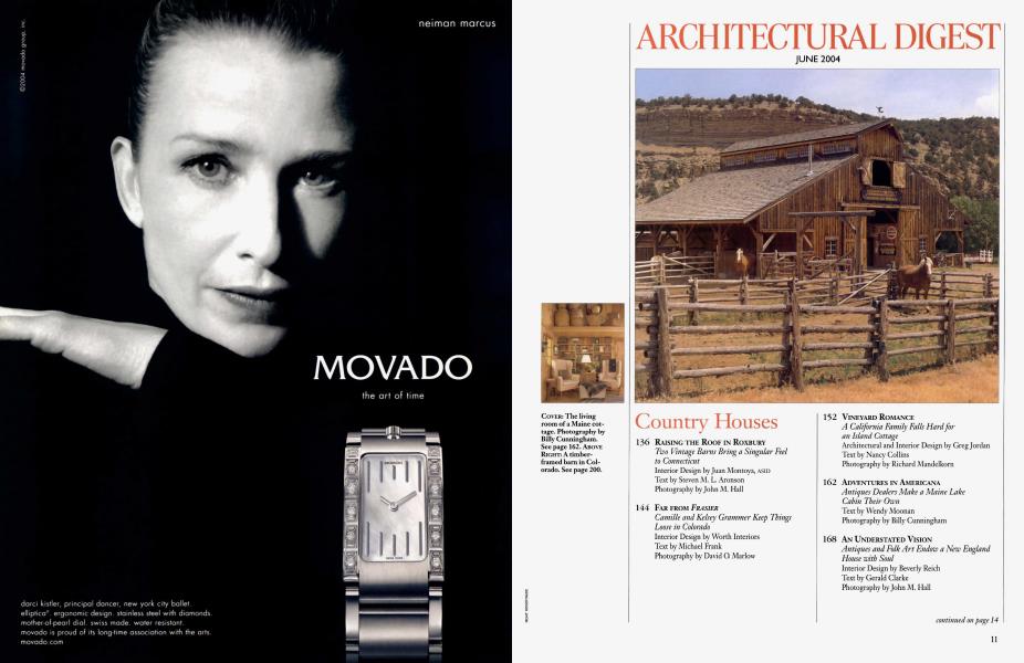 ARCHITECTURAL DIGEST JUNE 2004