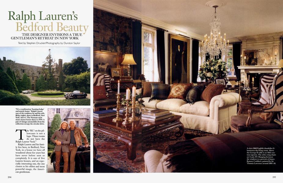 Ralph Lauren's Bedford Beauty | Architectural Digest | NOVEMBER 2004