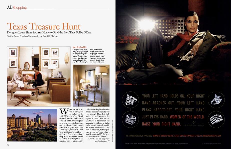 Texas Treasure Hunt Architectural Digest MARCH 2005