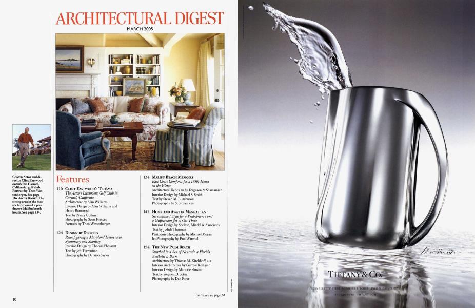 ARCHITECTURAL DIGEST MARCH 2005