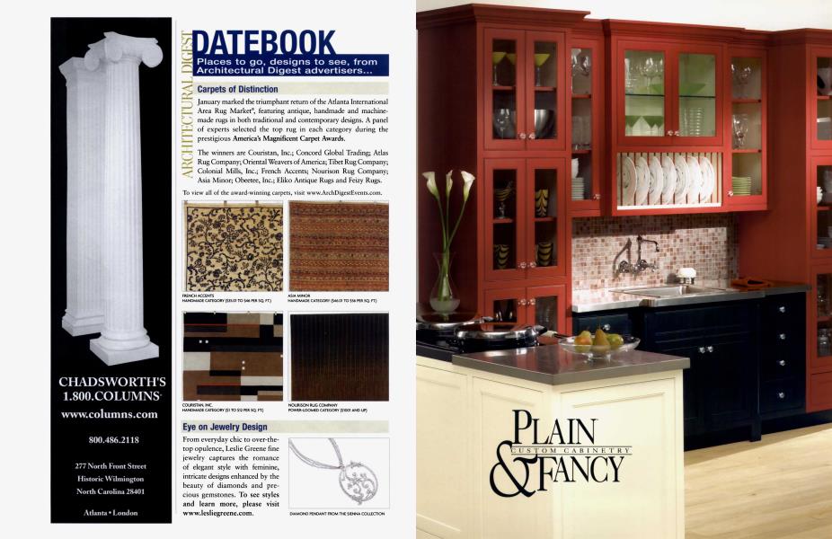 PLAIN & FANCY CUSTOM CABINETRY | Architectural Digest | MAY 2005