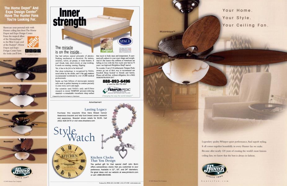 Style Watch | Architectural Digest | MAY 2005