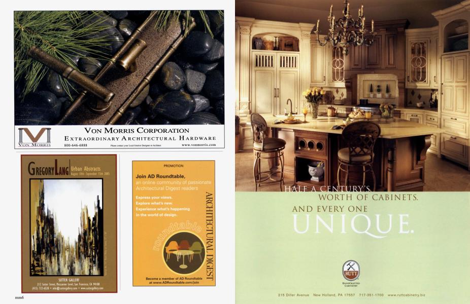 Architectural Digest Architectural Digest August 2005