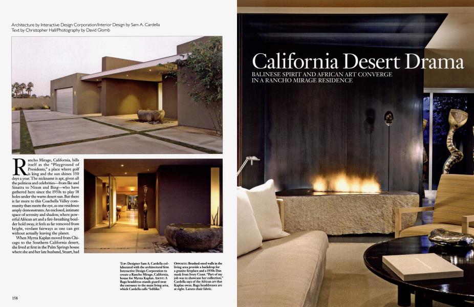 California Desert Drama Architectural Digest April 2006