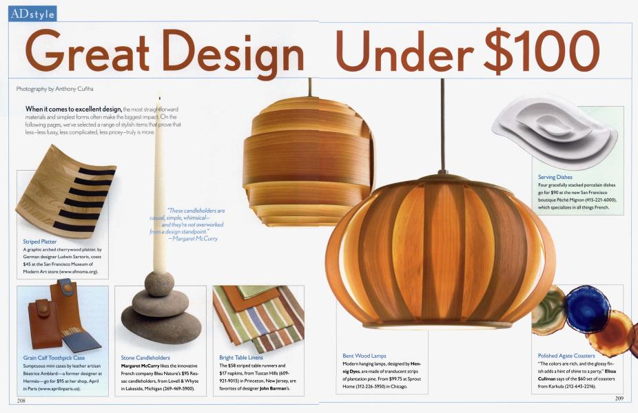 Great Design Under $100