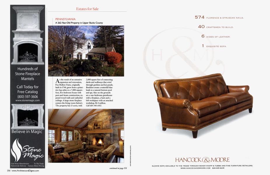 Stone Magic | Architectural Digest | JUNE 2006