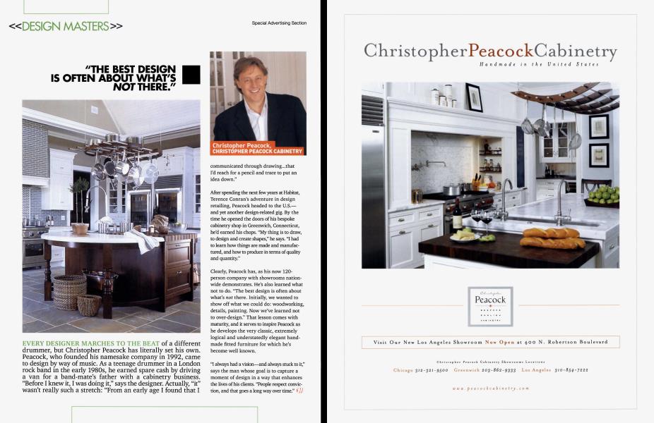 Christopher Peacock Cabinetry | Architectural Digest | JUNE 2006