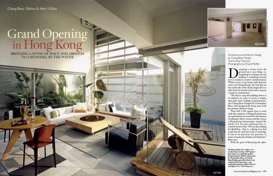 Grand Opening in Hong Kong | Architectural Digest | OCTOBER 2006