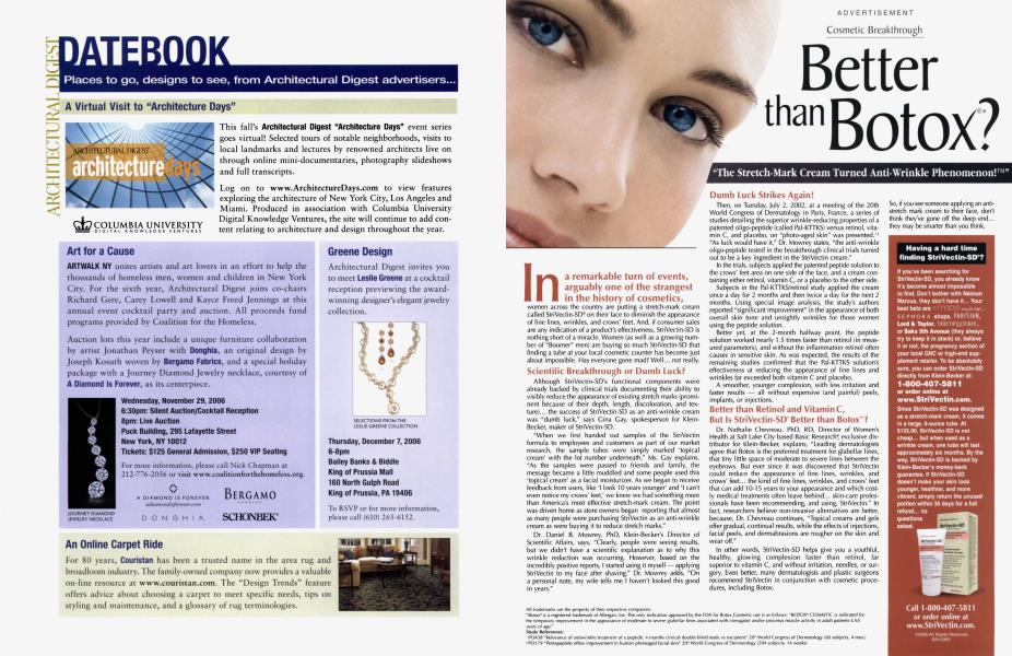 Cosmetic Breakthrough Better thanBotox®*? | Architectural Digest ...