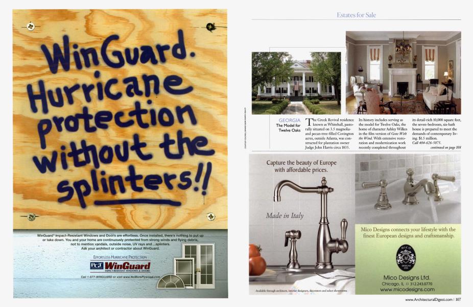 WinGuard | Architectural Digest | FEBRUARY 2007