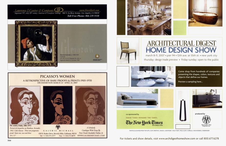 ARCHITECTURAL DIGEST HOME DESIGN SHOW