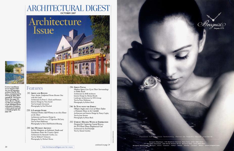 ARCHITECTURAL DIGEST OCTOBER 2007