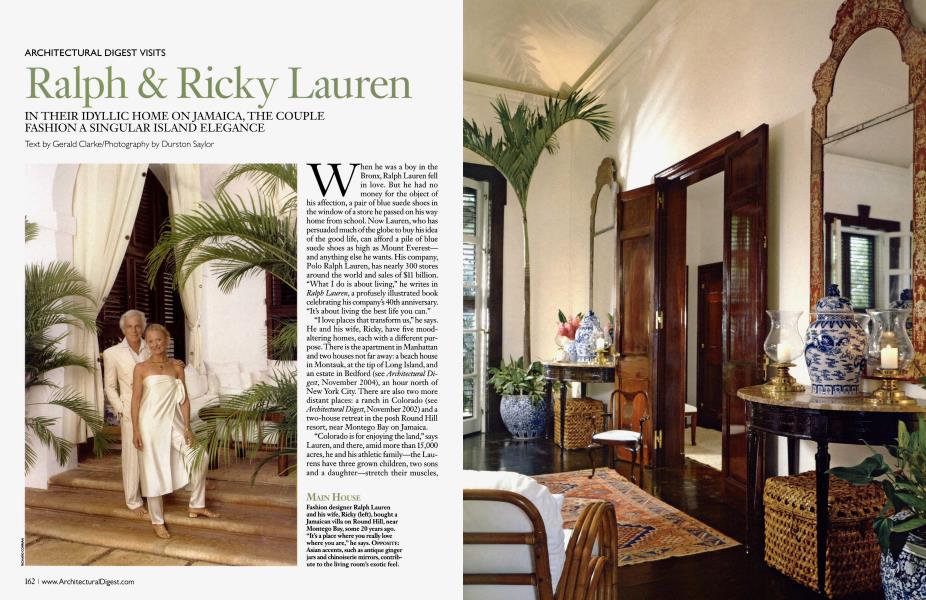 Ralph & Ricky Lauren | Architectural Digest | NOVEMBER 2007