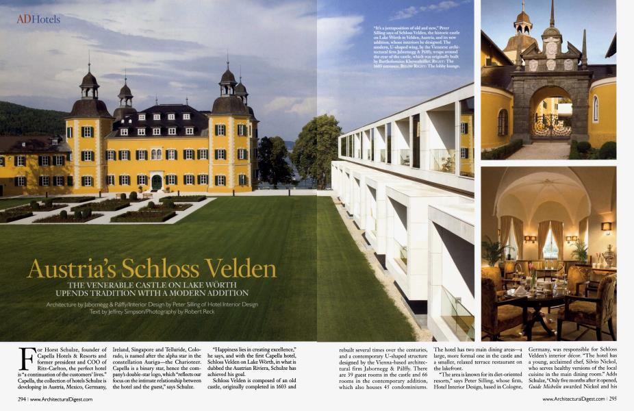 Austria S Schloss Velden Architectural Digest May 08