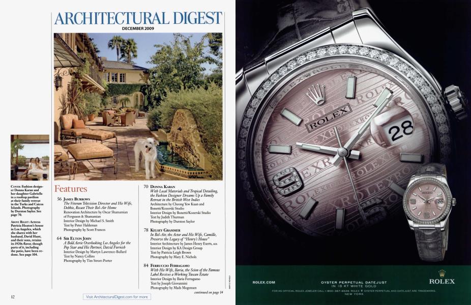 ARCHITECTURAL DIGEST DECEMBER 2009