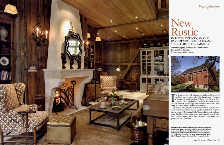 New Rustic | Architectural Digest | JUNE 2010