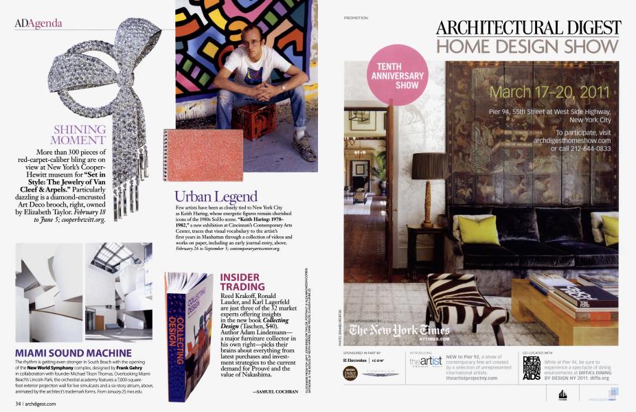AD Agenda | Architectural Digest | FEBRUARY 2011