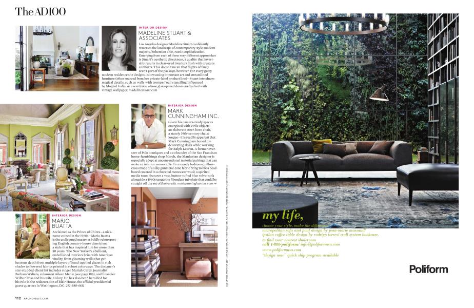 Madeline Stuart & Associates | Architectural Digest | January 2012