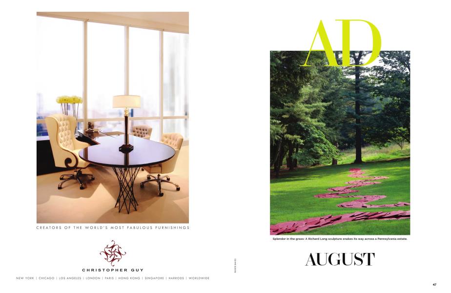 Ad: August | Architectural Digest | AUGUST 2012