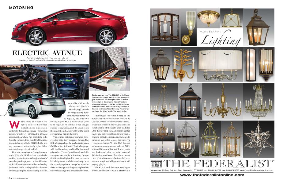Electric Avenue Architectural Digest FEBRUARY 2014