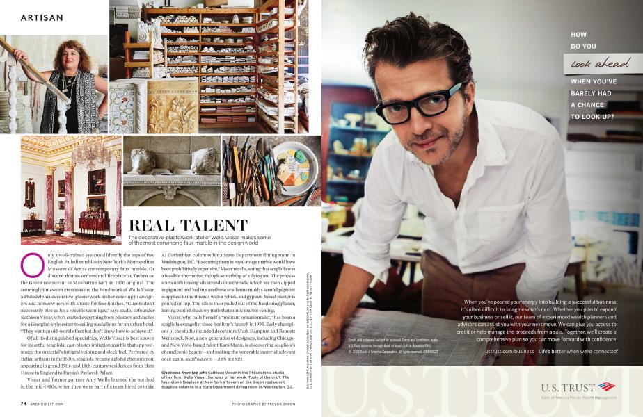 REAL TALENT | Architectural Digest | NOVEMBER 2014