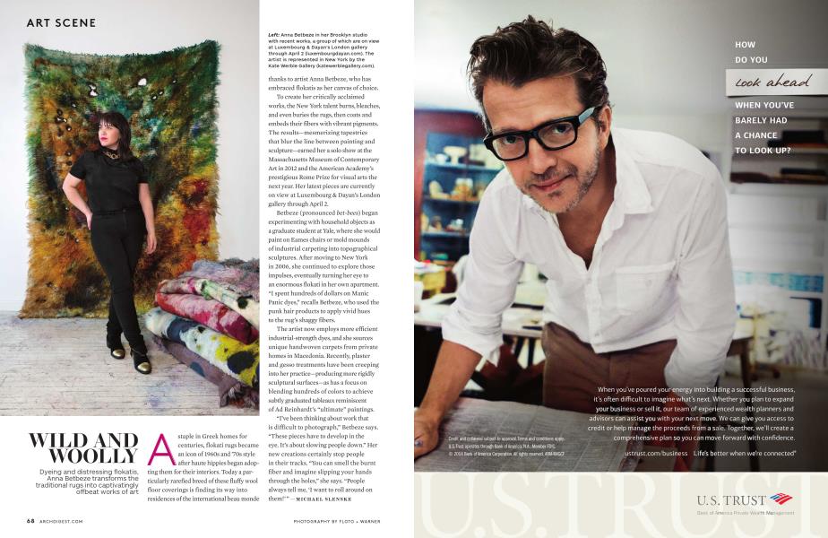 Wild and woolly architectural digest april 2015