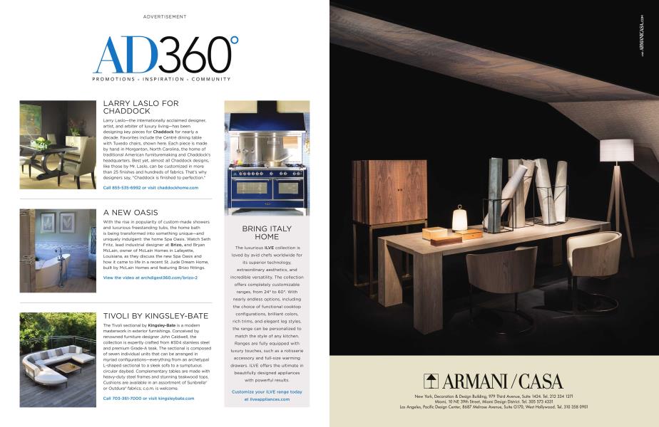 AD360° | Architectural Digest | APRIL 2015