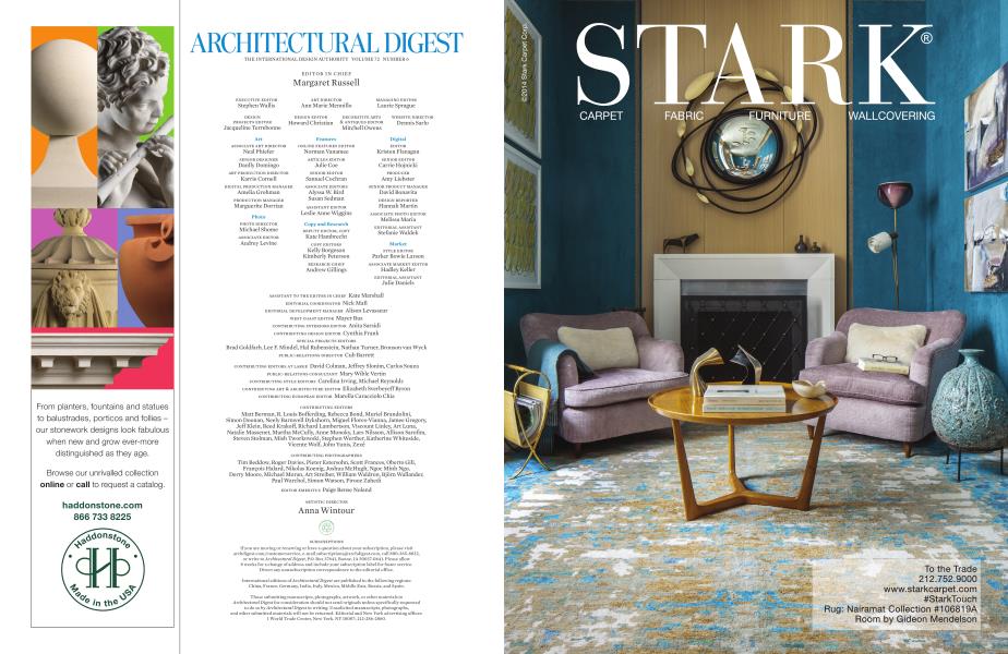 ARCHITECTURAL DIGEST Architectural Digest JUNE 2015