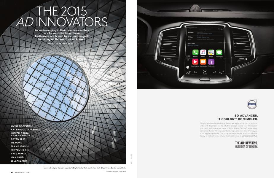 THE 2O15 AD INNOVATORS